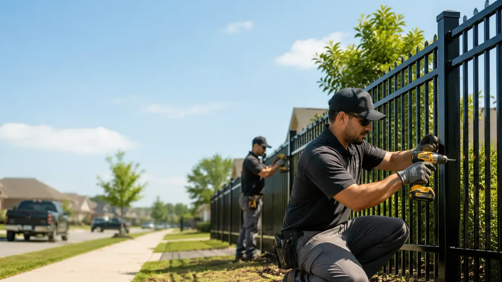 Metal Fence Installation in Hamden, OH
